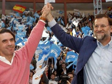 Rajoy y Aznar no coincidirán en la campaña electoral