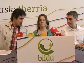Rueda de prensa de Bildu Rueda de prensa de Bildu