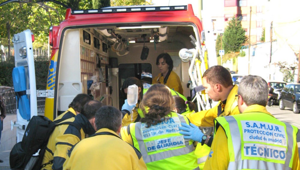 Accidente laboral en Madrid