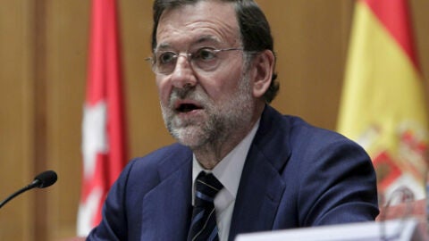 Rajoy en una comparecencia p&uacute;blica.