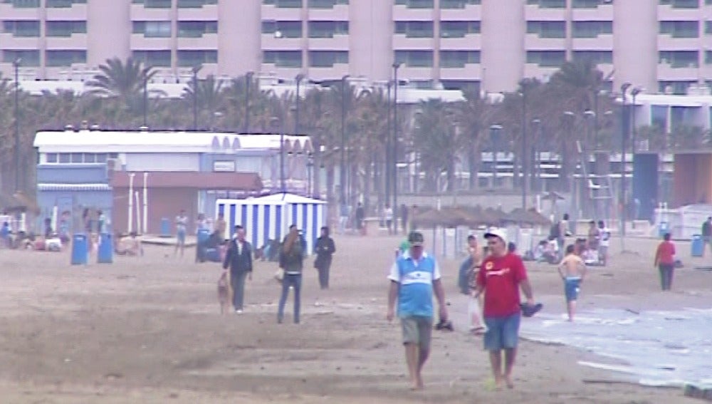 La playa de la Malvarrosa