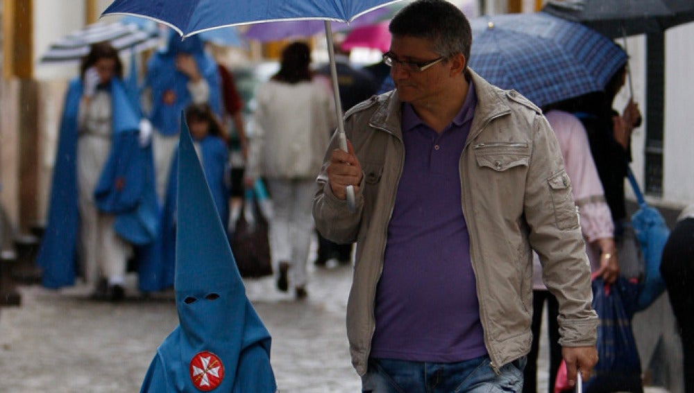 Lluvia en la Semana Santa de Sevilla