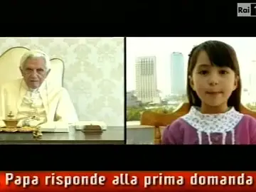 Benedicto XVI durante el programa Benedicto XVI durante el programa