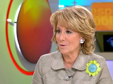 Esperanza Aguirre en Espejo Público