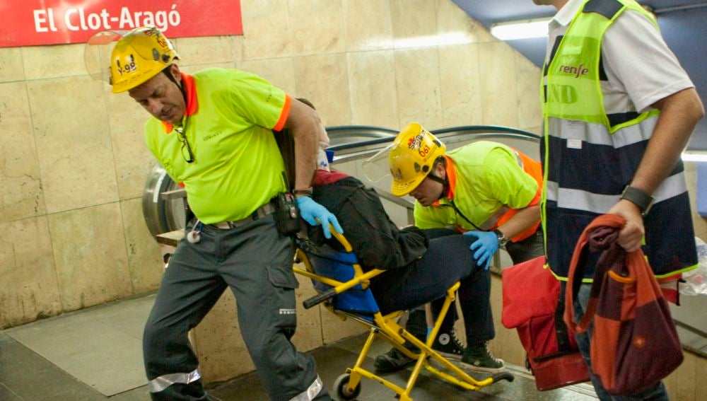 Los servicios de emergencia en acción