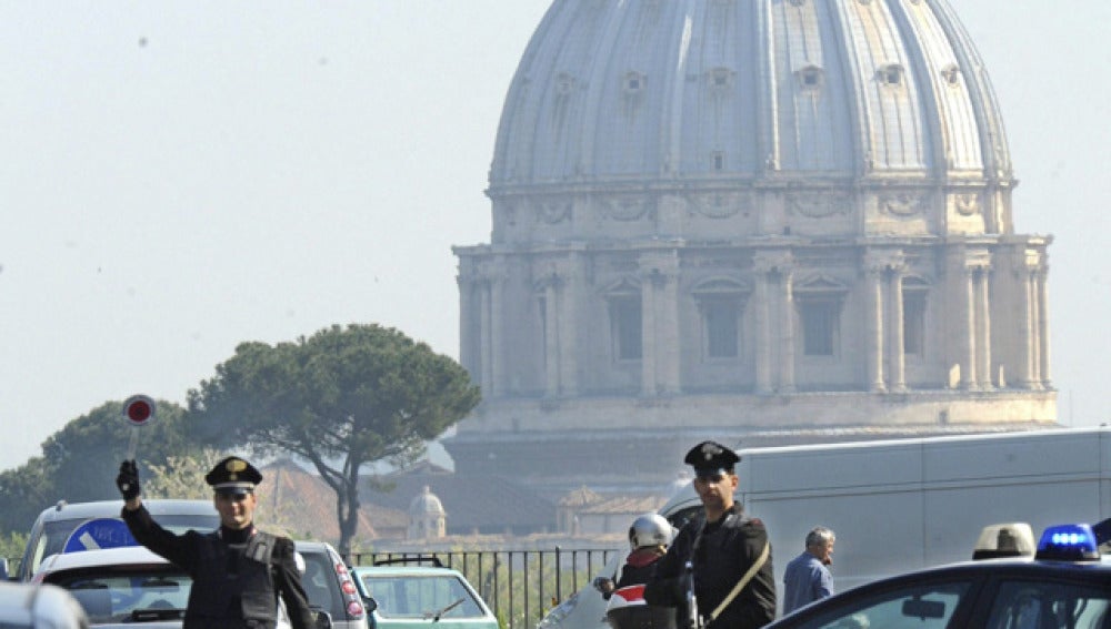 Carabinieri en el Vaticano