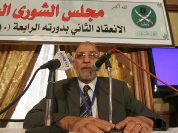 Mohamed Badía, el líder espiritual del grupo ilegalizado Hermanos Musulmanes. Mohamed Badía, el líder espiritual del grupo ilegalizado Hermanos Musulmanes.
