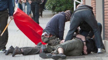 La manifestación alternativa de Barcelona se salda con 14 detenidos