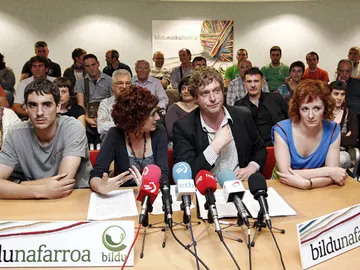 Los candidatos de Bildu al Parlamento de Navarra Los candidatos de Bildu al Parlamento de Navarra