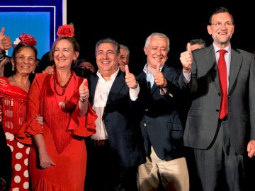 Acto de campaña electoral del PP en Sevilla