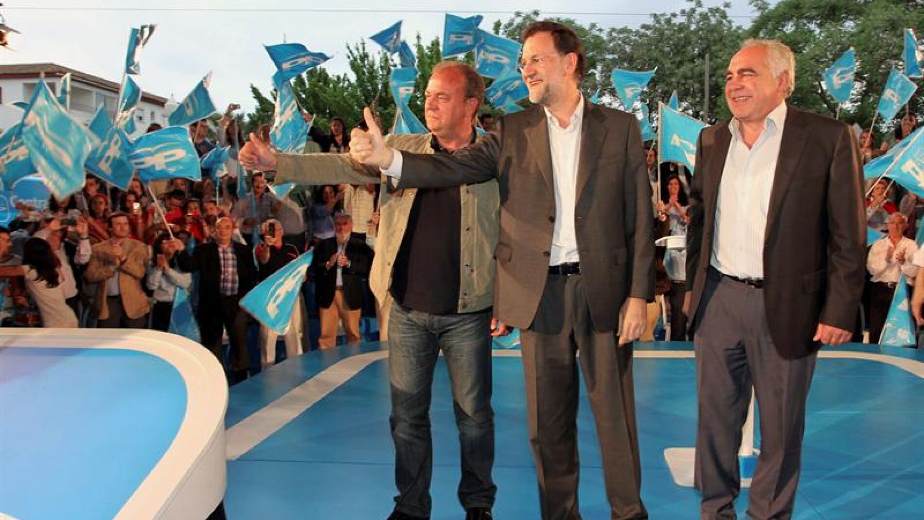 El presidente del Partido Popular, Mariano Rajoy