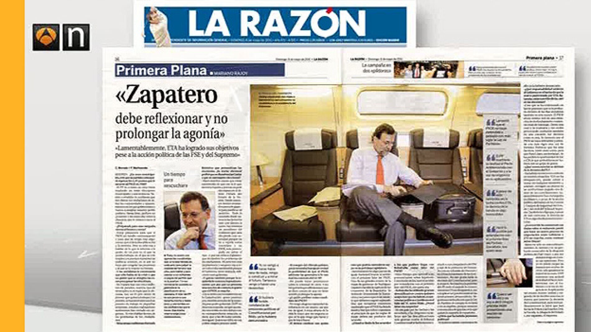Entrevista a Mariano Rajoy en La Razón
