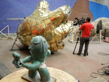 Roban parte de la escultura a Carlos Fabra