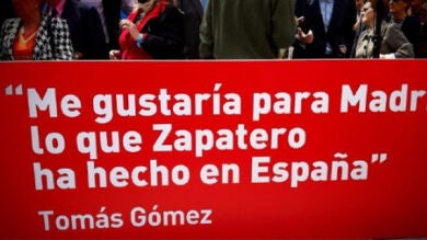 Los falsos carteles del PSOE en Madrid