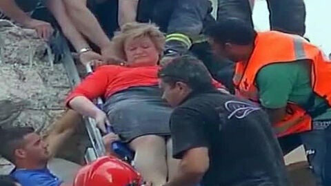 Rescate de una mujer en Lorca