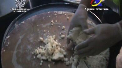 Incautados 50 kilos de cocaína ocultos en bidones de aceite de ricino