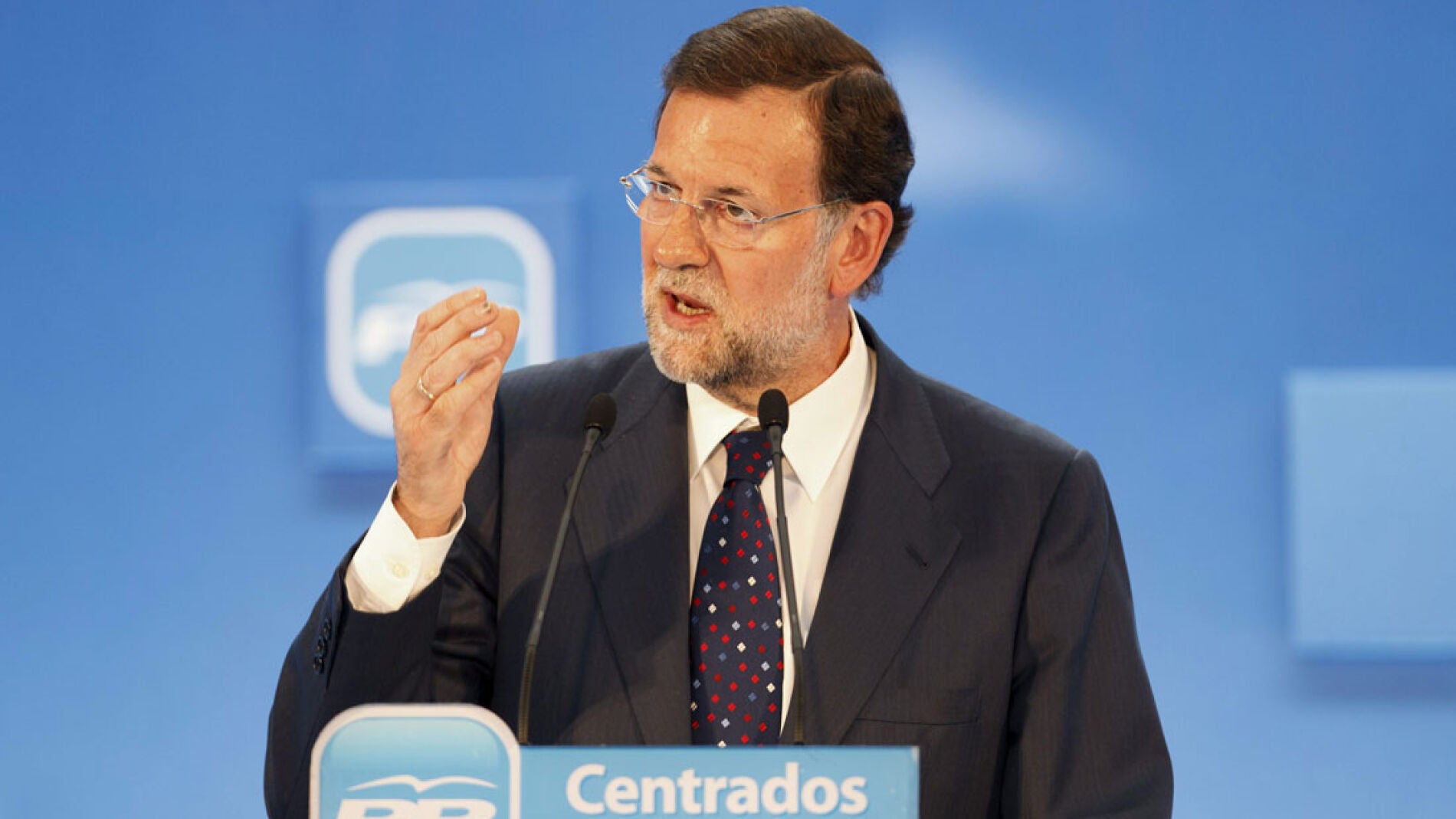 Mariano Rajoy, presidente del PP
