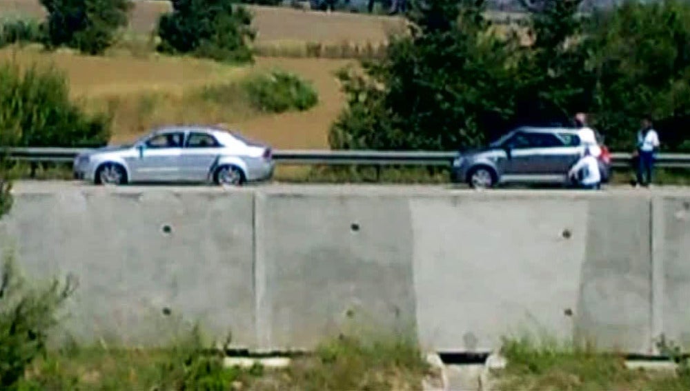 Robos en la autopista de Barcelona