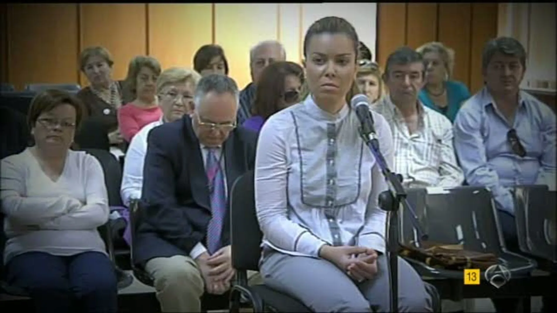 María José Campanario declara en el juzgado