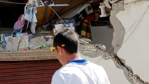 Los lorquinos intentan volver a la normalidad Los lorquinos intentan volver a la normalidad