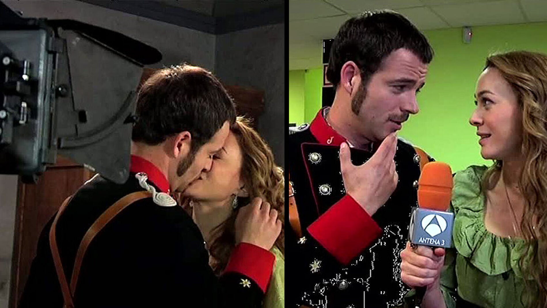 As&iacute; graban las escenas de amor Marta Hazas y Carles francino