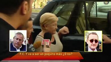 Carlos Carretero habla con Francisco Casto