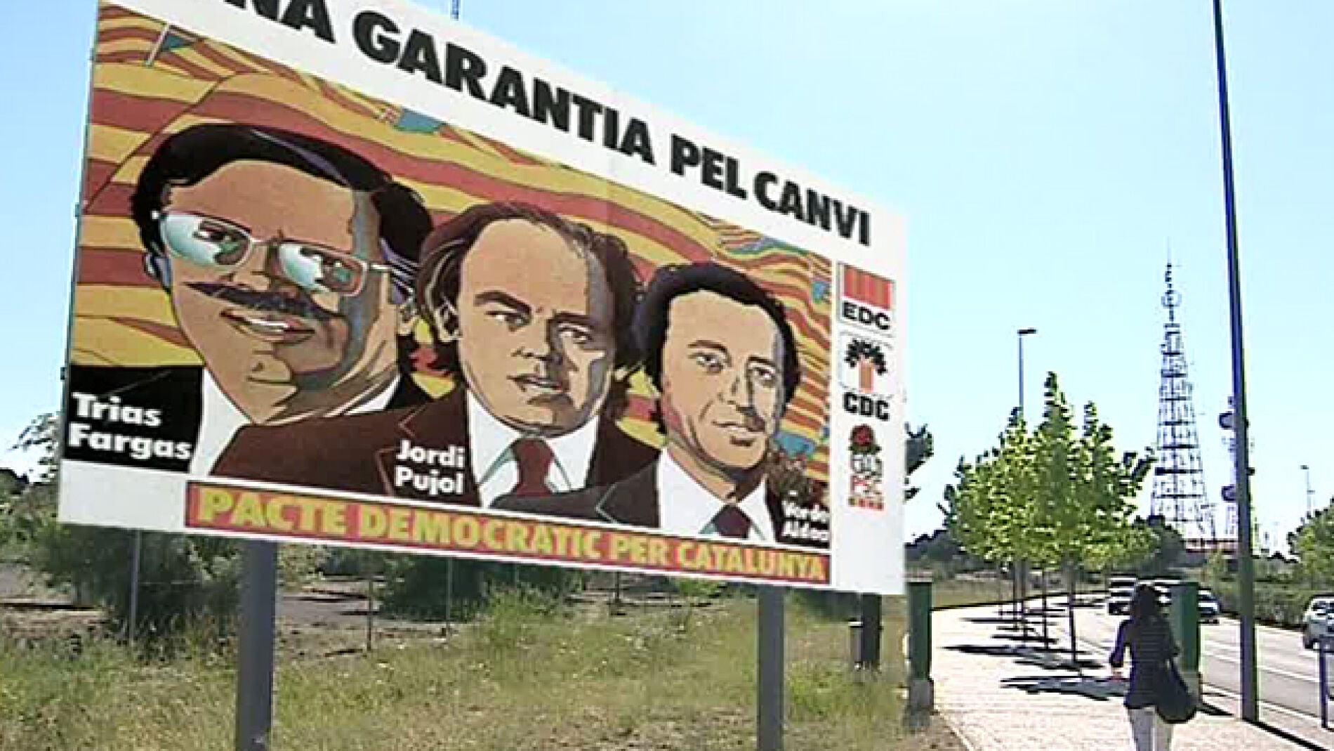 Cartel electoral antiguo