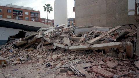Un edificio derruido en Lorca