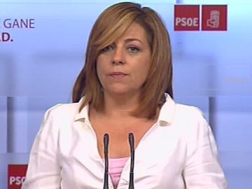 Elena Valenciano durante la rueda de prensa