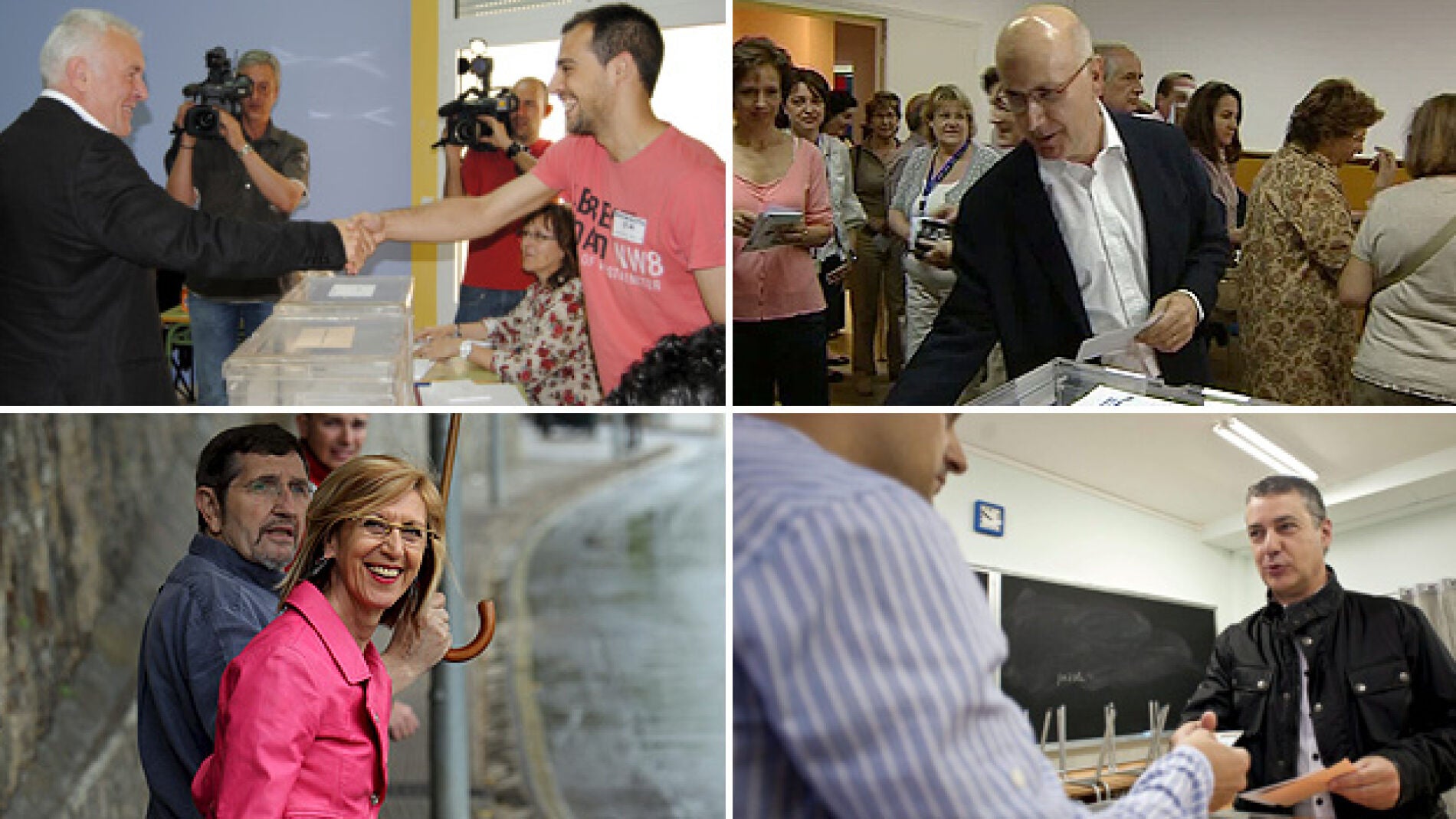 Otros candidatos votan