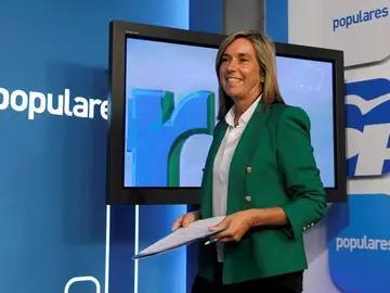 Ana Mato, en la sede del PP Ana Mato, en la sede del PP