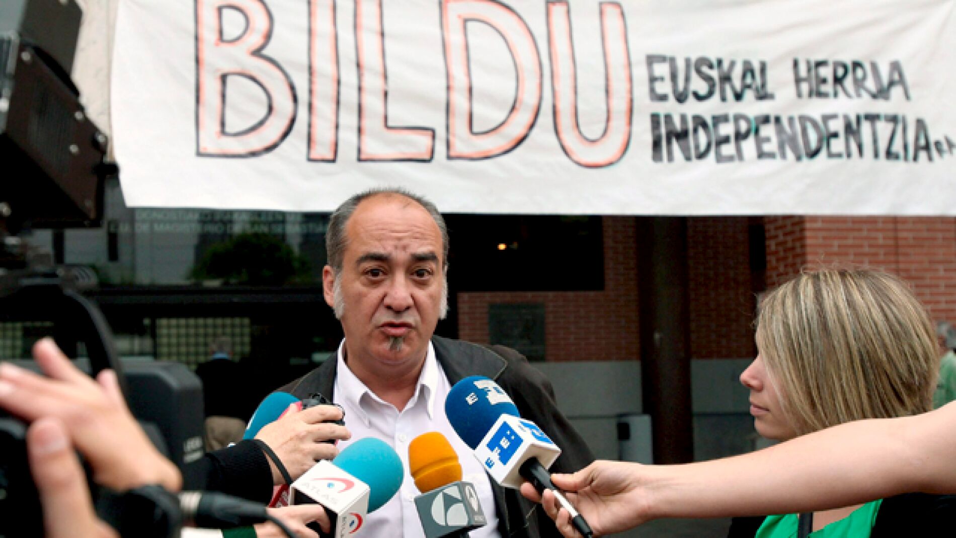  El candidato de Bildu a diputado general de Guipúzcoa, Martín Garitano