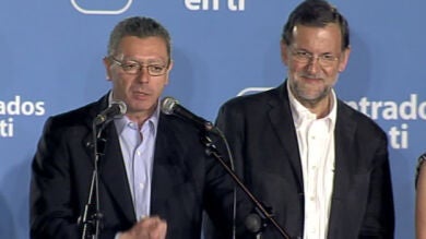 Gallardón, en Génova