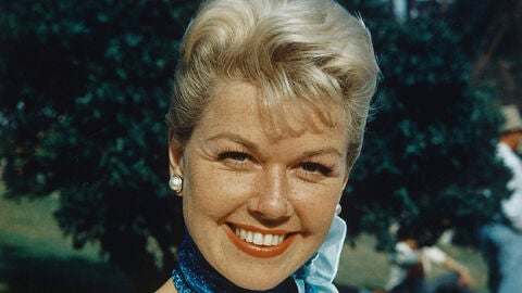 Doris Day durante una promoci&oacute;n de su disco