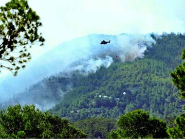 Incendio en Ibiza