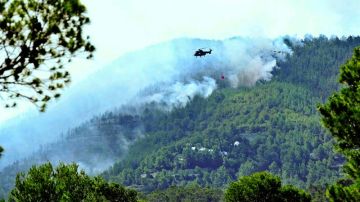 Incendio en Ibiza