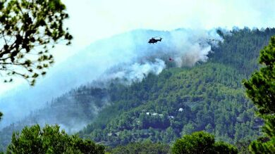 El incendio de Ibiza podría convertirse en el más grave de la historia de Baleares 
