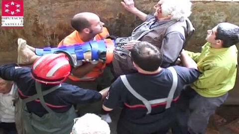 Anciana rescatada de un pozo en Castell&oacute;n