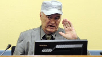Ratko Mladic, en su comparecencia en La Haya
