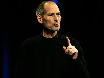 Steve Jobs durante la presentación de iCloud Steve Jobs durante la presentación de iCloud