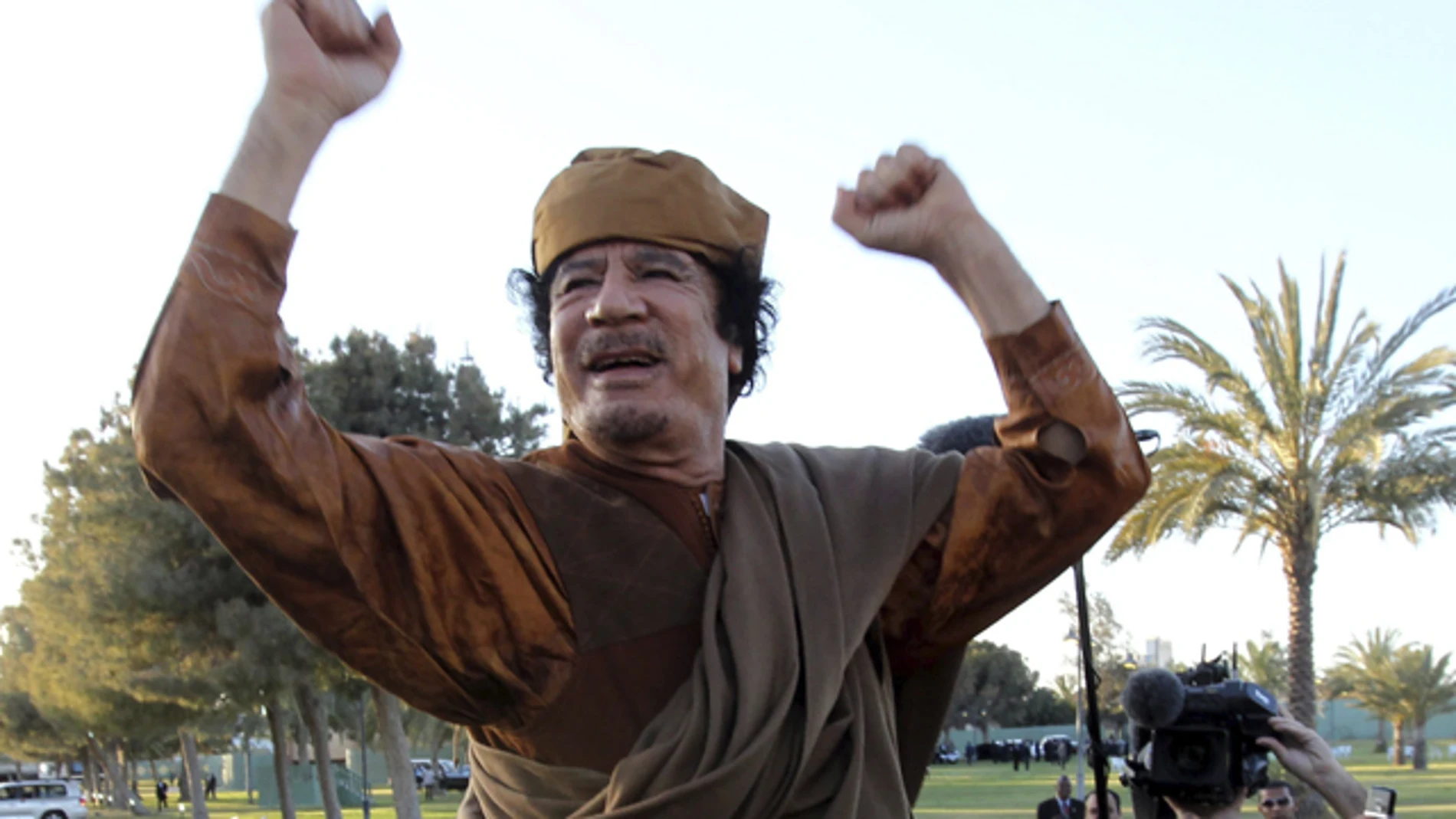 Gadafi, en una imagen de archivo Gadafi, en una imagen de archivo
