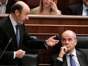 Rubalcaba, en el Congreso