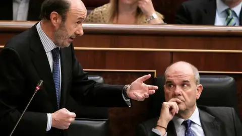 Rubalcaba, en el Congreso Rubalcaba, en el Congreso