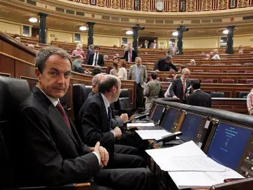 Zapatero, en el Congreso Zapatero, en el Congreso
