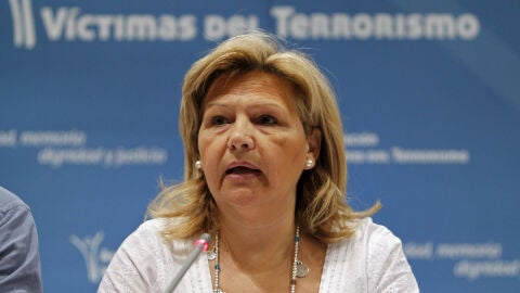 La presidenta de la Asociaci&oacute;n de V&iacute;ctimas del Terrorismo (AVT), &Aacute;ngeles Pedraza