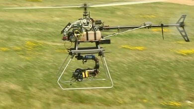 Aragón ya controla los incendios a través de helicópteros no tripulados