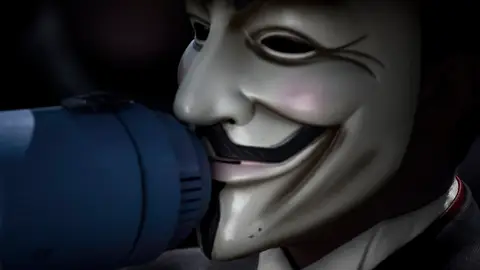 Protestas de afines a Anonymous Protestas de afines a Anonymous
