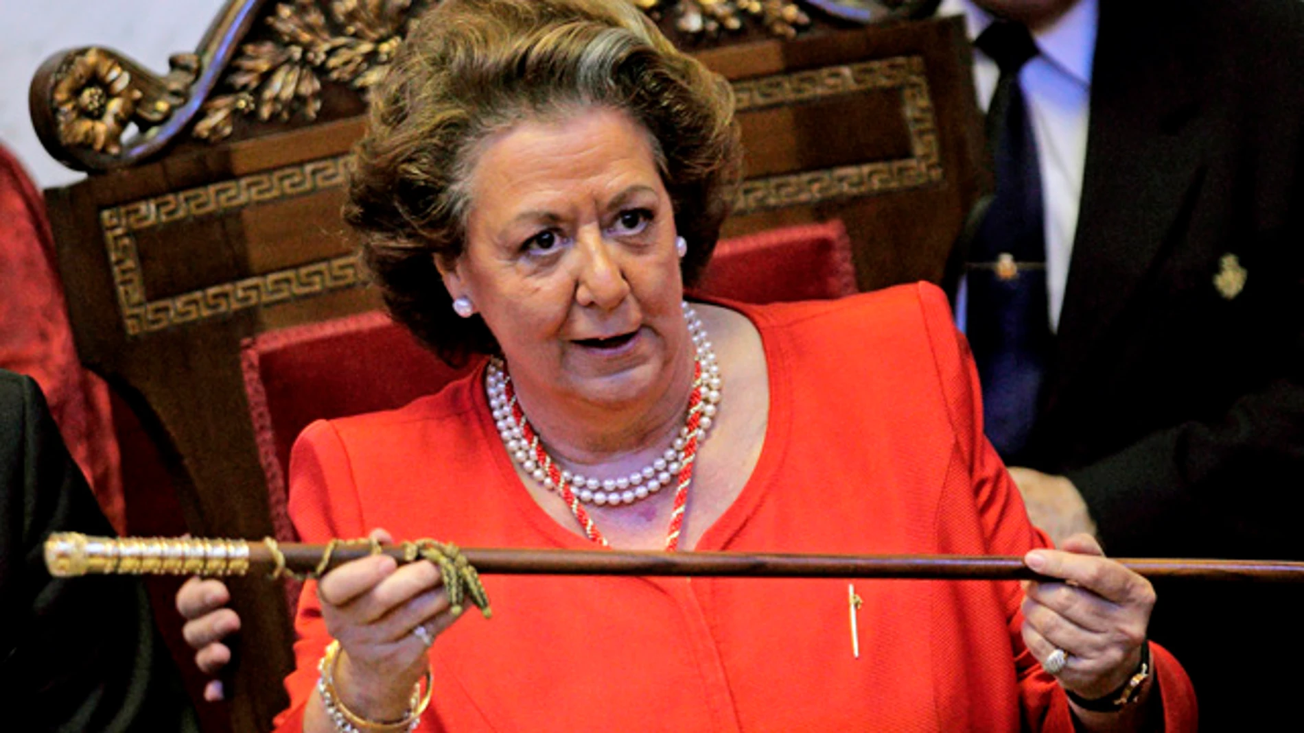 Rita Barberá en la toma de posesión de la alcaldía de Valencia Rita Barberá en la toma de posesión de la alcaldía de Valencia