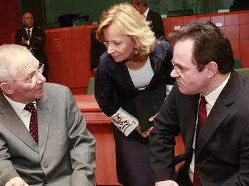 Salgado en la reunión del Eurogrupo Salgado en la reunión del Eurogrupo