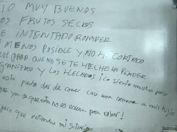 Roba un chiringuito y deja una carta de arrepentimiento